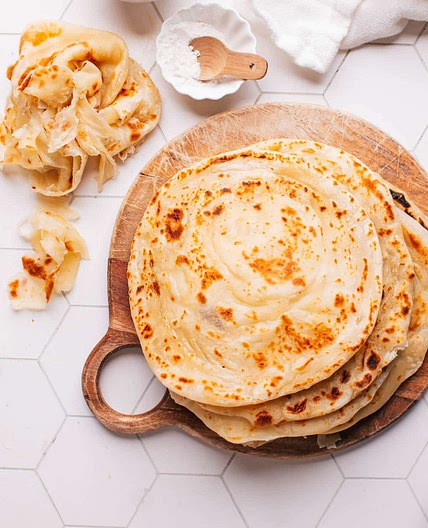 Paratha (Flaky, Layered Flatbread)