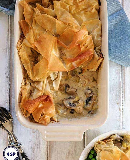 Chicken, Leek & Mushroom Pie | Weight Watchers