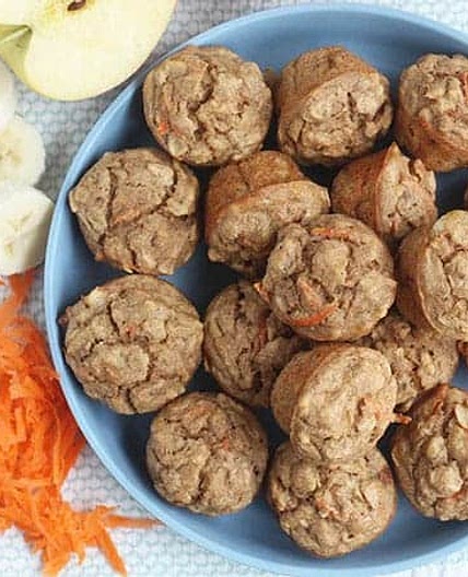 ABC Baby Muffins (Apple, Banana and Carrot!)