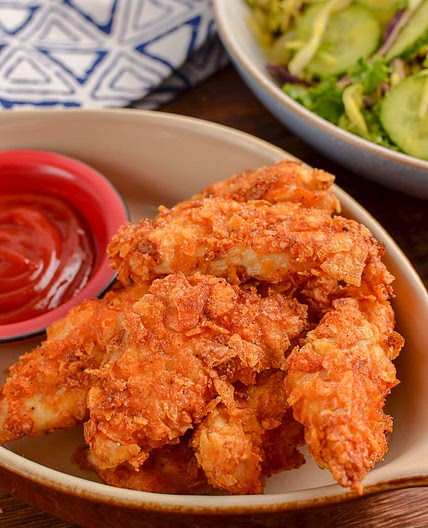 Crispy Air Fryer Potato Chip Chicken | Slimming World