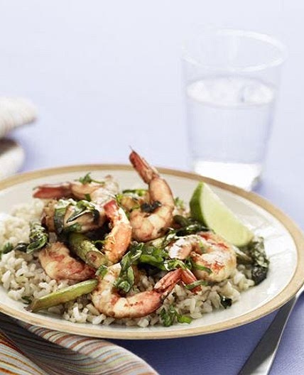 Shrimp and Asparagus Stir-Fry