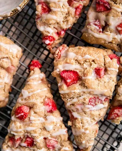 Strawberry Scones