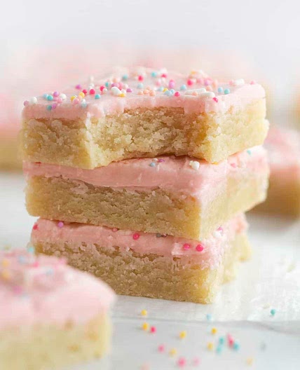 Frosted Sugar Cookie Bars