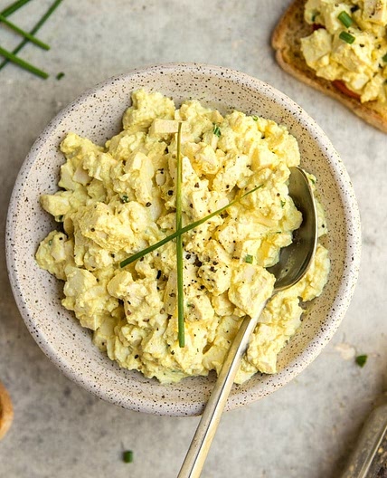 The BEST Vegan "Egg" Salad