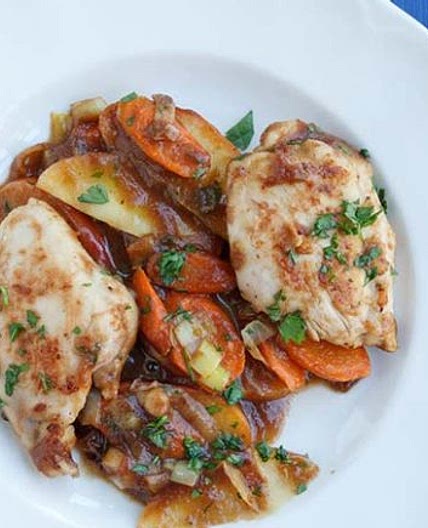 Whiskey Apple Butter Chicken