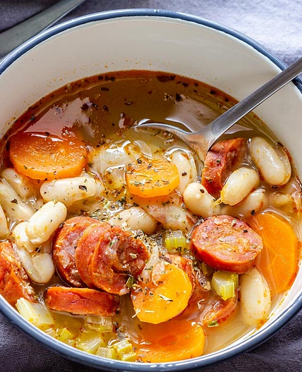 White Bean Soup with Chorizo