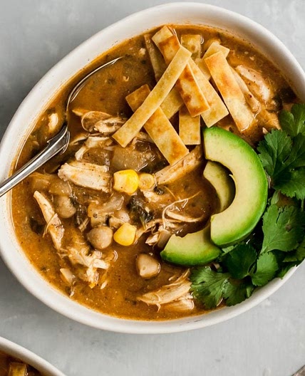Healthy White Chicken Chili