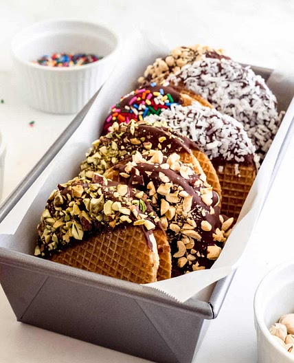Stroopwafel Ice Cream Sandwiches