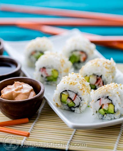 Sushi Rice and California Rolls Recipe