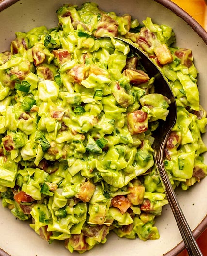 Creamy Pico de Gallo with Cabbage