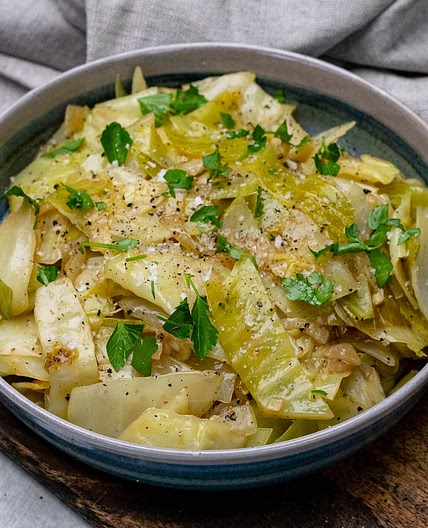Braised Cabbage (White Cabbage Recipe)