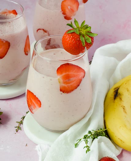 Strawberry Banana Protein Smoothie
