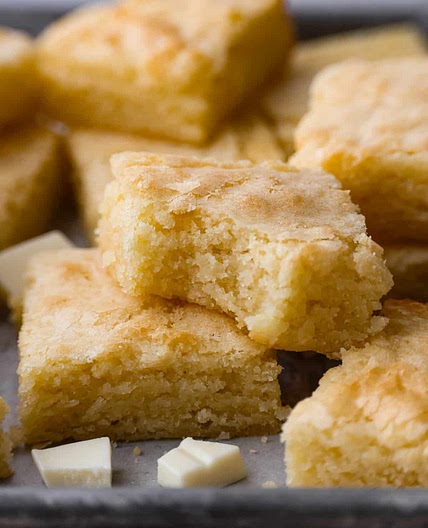 White Chocolate Brownies (Soft and Fudgy!)