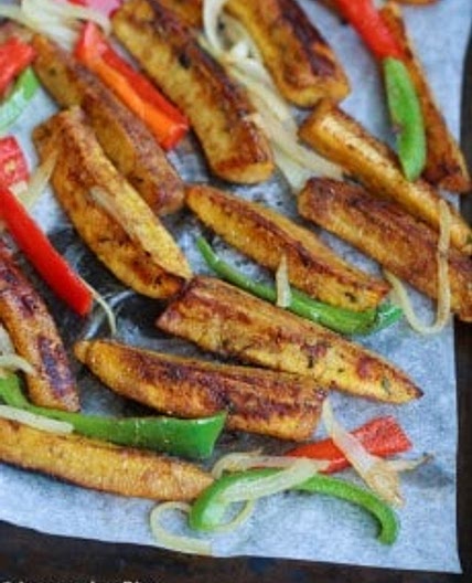 Roast Jerk Plantains