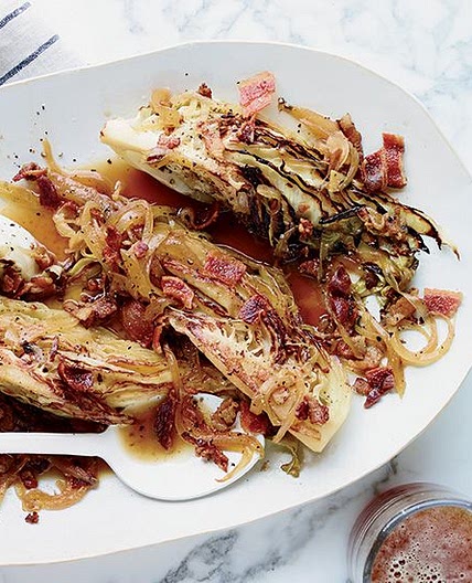 Apple Cider-Braised Cabbage