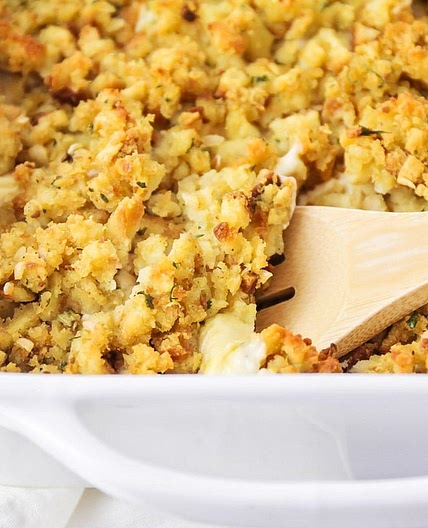 Chicken and Stuffing Casserole