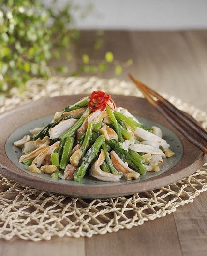 게맛살 쑥갓 된장무침 만드는 법