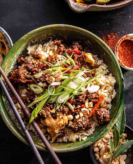 20 Minute Korean Gochujang Beef Bowls