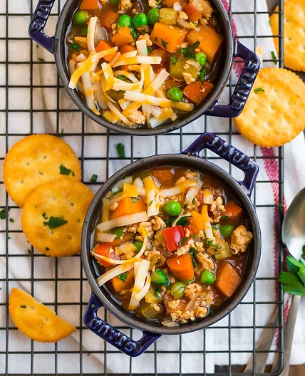 Crock Pot Hamburger Soup