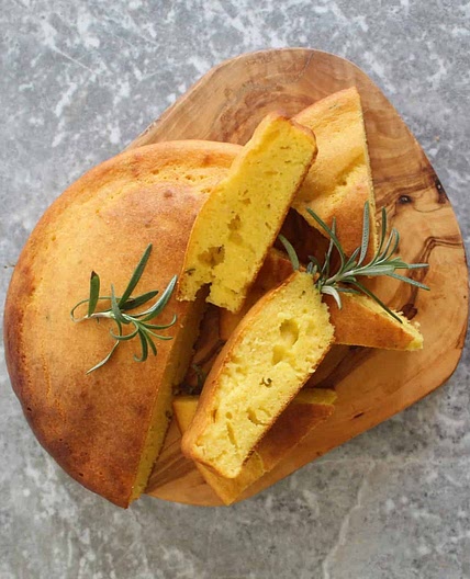 Mediterranean Rosemary Cornbread
