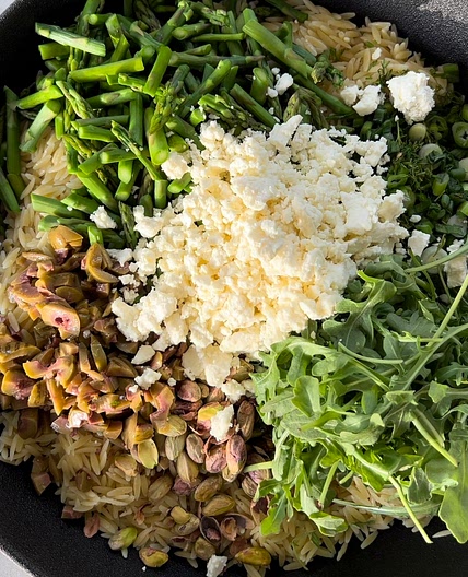 Spring Green Orzo Salad