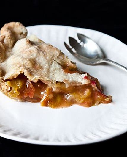 Anne Dimock's Straight-Up Rhubarb Pie