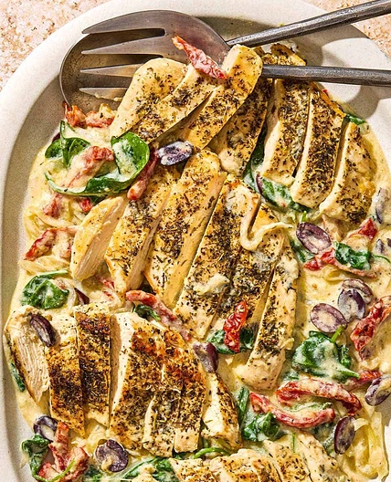 Sun Dried Tomato Chicken (No Heavy Cream)