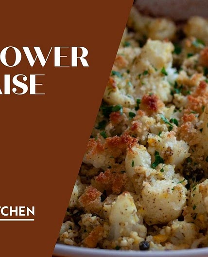 Cauliflower Polonaise