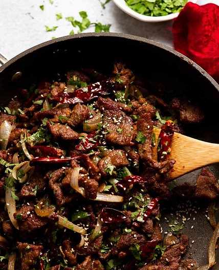 Xinjiang Cumin Lamb Stir Fry
