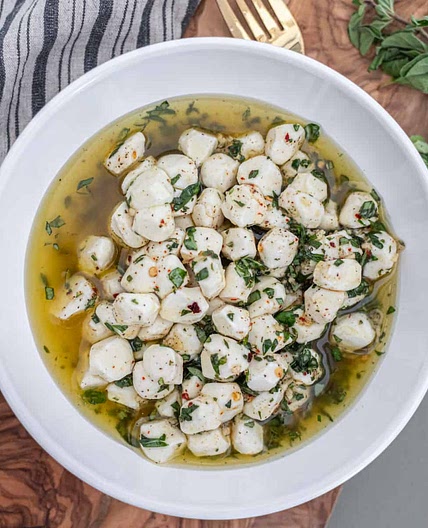 Marinated Mozzarella Balls