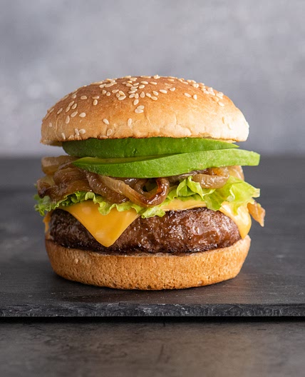 The Classic California Cheeseburger With Caramelized Onions