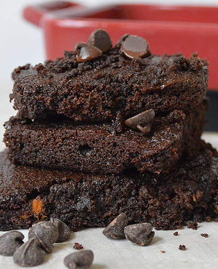 'I Want To Marry You Brownies' aka Chocolate Sweet Potato Brownies