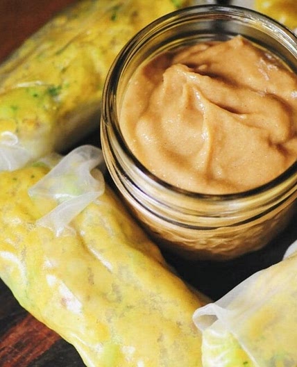 Pan Fried Red Lentil Spring Rolls