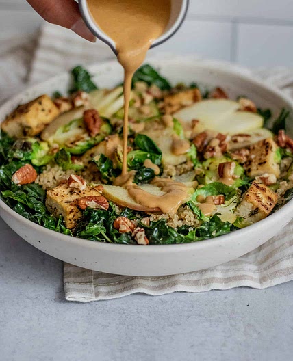 Miso Ginger Tahini Salad Dressing