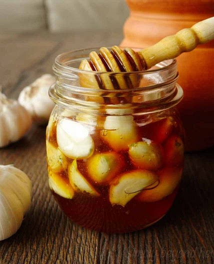 Fermented garlic honey