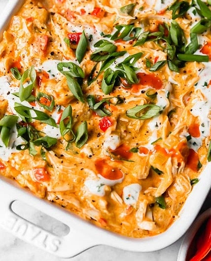 Crockpot Buffalo Chicken Dip (Dairy-free)