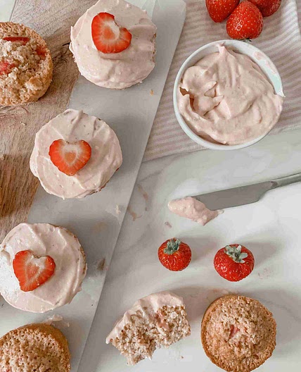 Strawberry Shortcake Muffins
