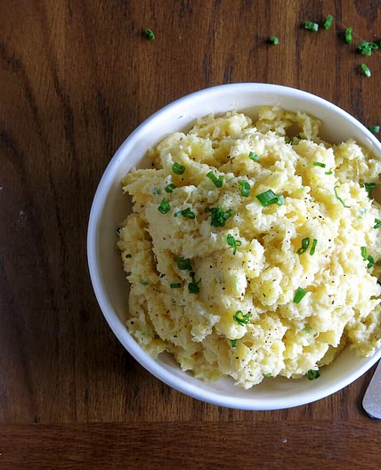 Mashed Rutabaga with Nutmeg and Chives