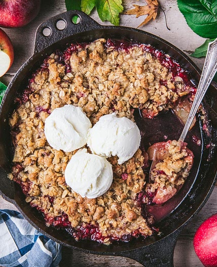 Apple Cranberry Crisp