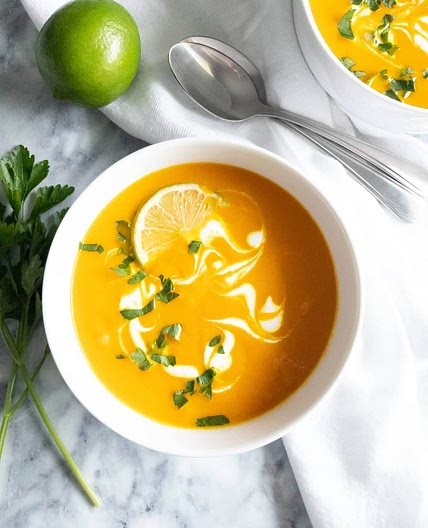 Creamy Coconut Carrot Soup