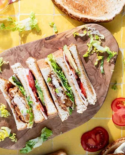 Fried Chicken Club Sandwich