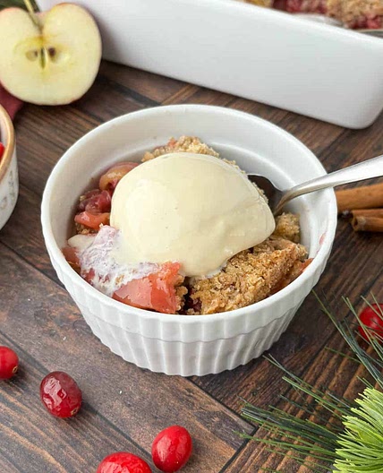 Cranberry Apple Crumble