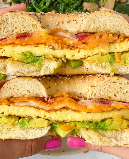 Vegan Breakfast Bagel