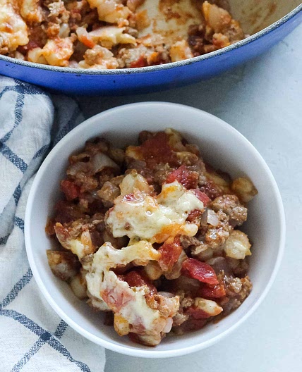 Beef and Hominy Casserole