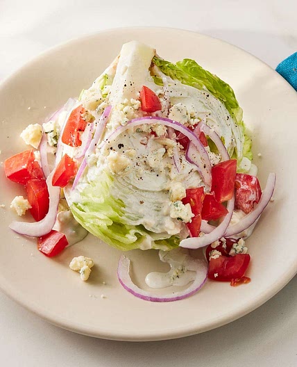 Wedge Salad with Blue Cheese Dressing