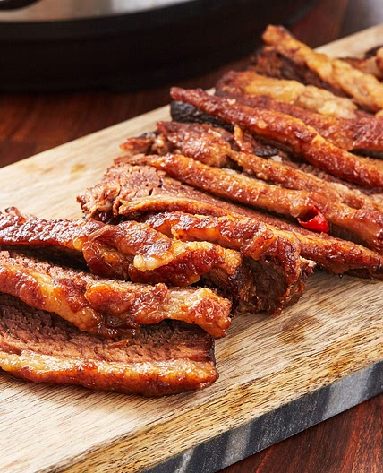 Instant Pot Sweet & Spicy Brisket