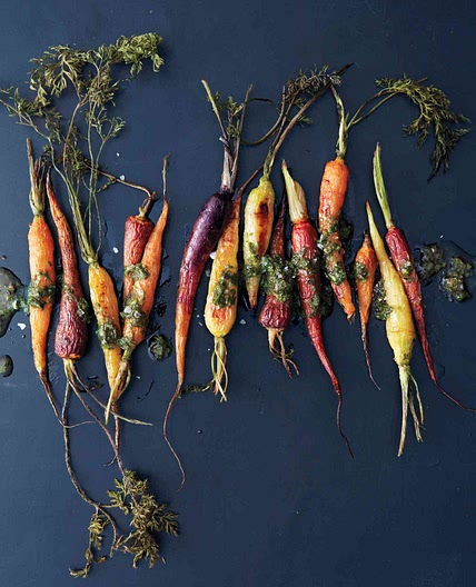 Roasted Carrots With Chimichurri
