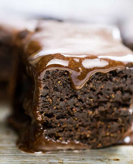 AIP Glazed Brownies (nut free, egg free, dairy free)