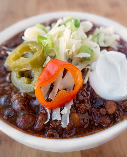 Four Bean Beef and Beer Chili