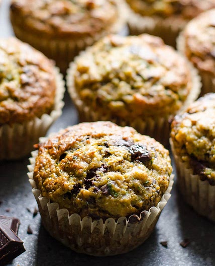 Healthy Banana Zucchini Muffins